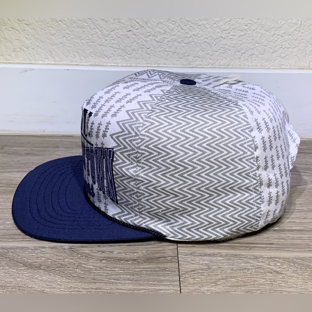 Casquette Snapback Vintage Georgetown Hoyas Années 90 - Youngan, Mélange Laine - Taille Unique, Bleue - Occasion
